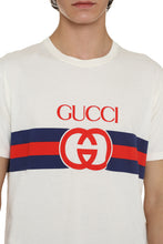 Load image into Gallery viewer, Cotton crew-neck T-shirt
