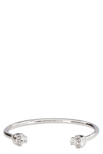 Load image into Gallery viewer, Twin skull brass bracelet
