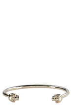 Load image into Gallery viewer, Twin skull brass bracelet

