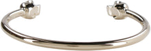 Load image into Gallery viewer, Twin skull brass bracelet

