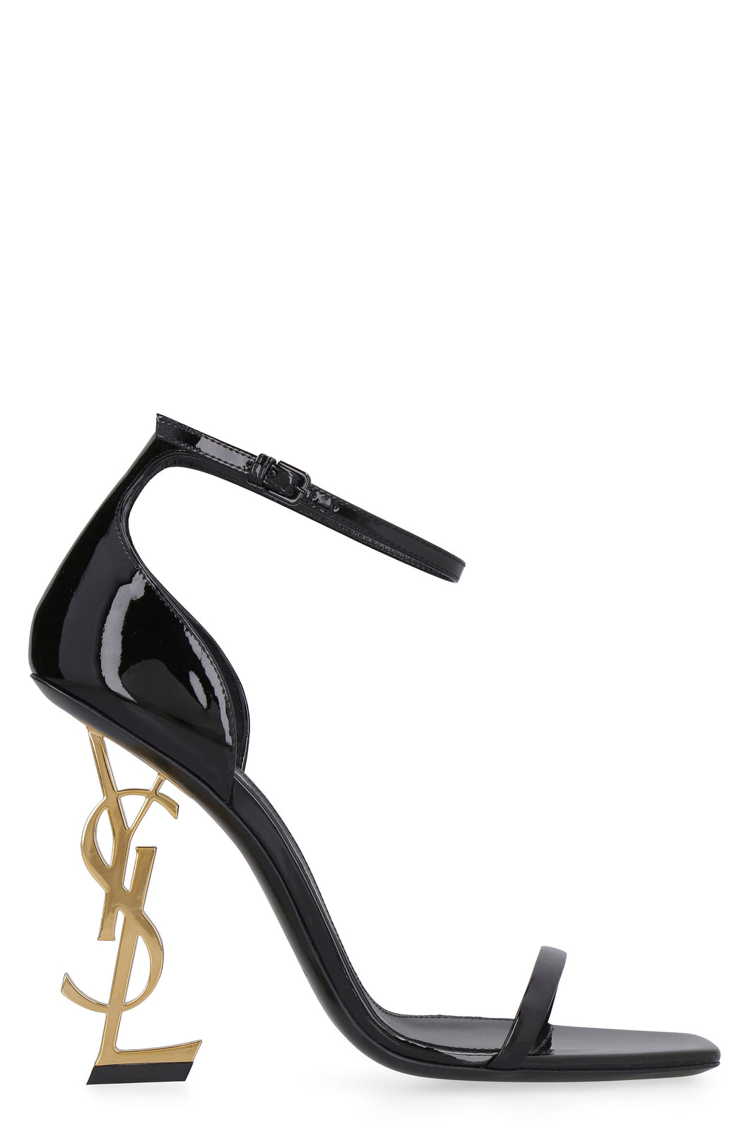 Opyum embellished heels patent leather sandals