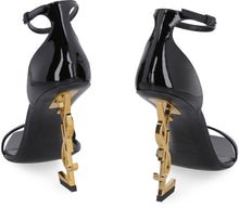Load image into Gallery viewer, Opyum embellished heels patent leather sandals
