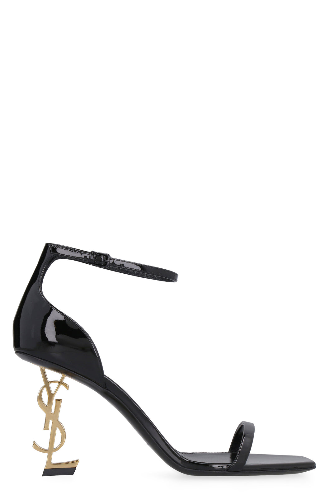 Opyum embellished heels patent leather sandals