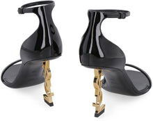 Load image into Gallery viewer, Opyum embellished heels patent leather sandals
