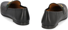 Load image into Gallery viewer, Web detail leather loafers
