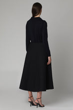 Load image into Gallery viewer, Cotton midi skirt
