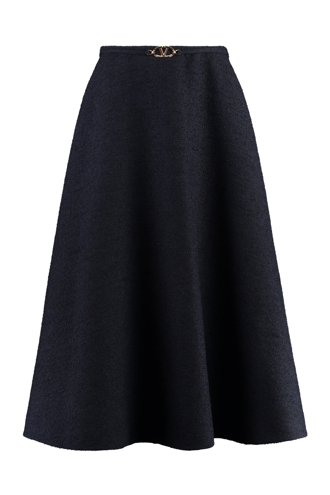 Cotton midi skirt