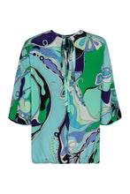 Load image into Gallery viewer, Printed silk blouse
