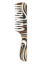 Load image into Gallery viewer, Comb in a printed marble case
