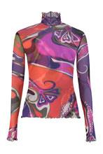 Load image into Gallery viewer, Printed tulle top
