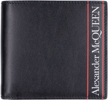 Load image into Gallery viewer, Leather flap-over wallet
