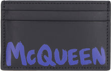 Load image into Gallery viewer, Logo detail leather card holder
