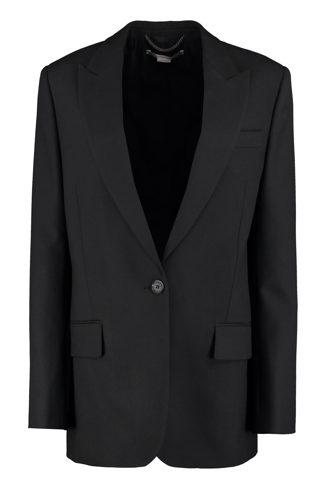 Wool single-breasted blazer