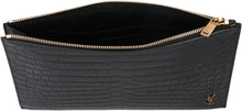 Load image into Gallery viewer, Printed leather flat pouch
