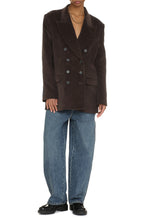Load image into Gallery viewer, Double-breast velvet blazer
