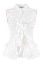 Load image into Gallery viewer, Cotton ruffled top
