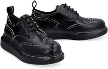 Load image into Gallery viewer, Hybrid leather lace-up derby shoes
