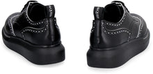 Load image into Gallery viewer, Hybrid leather lace-up derby shoes
