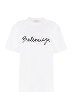 Load image into Gallery viewer, Cotton crew-neck T-shirt
