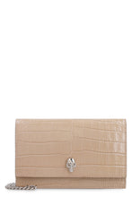 Load image into Gallery viewer, Skull croco-print leather mini-bag
