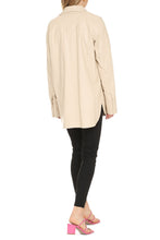 Load image into Gallery viewer, Marita vegan leather shirt
