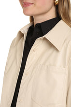 Load image into Gallery viewer, Marita vegan leather shirt
