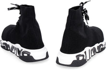 Load image into Gallery viewer, Speed Lace Up Graffiti knitted sock-sneakers
