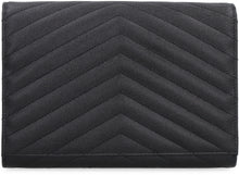 Load image into Gallery viewer, Monogram leather clutch
