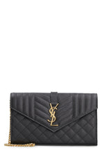 Load image into Gallery viewer, Monogram leather wallet on chain
