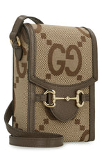 Load image into Gallery viewer, Jumbo GG fabric mini messenger bag
