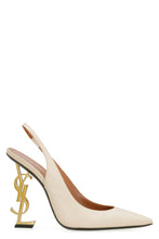 Load image into Gallery viewer, Opyum leather pointy-toe slingback

