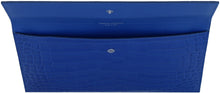 Load image into Gallery viewer, Skull croco-print leather flat pouch
