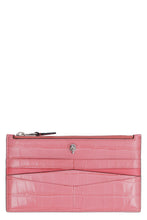 Load image into Gallery viewer, Skull croco-print leather wallet
