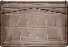 Load image into Gallery viewer, Printed leather card holder
