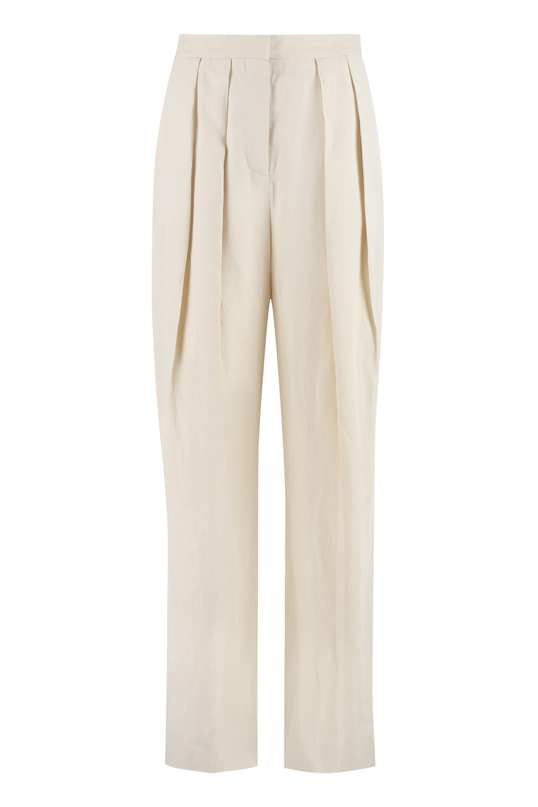 Stretch viscose trousers