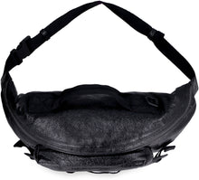 Load image into Gallery viewer, Army leather belt bag with logo
