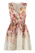 Load image into Gallery viewer, Wonderland linen and silk dress
