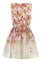 Load image into Gallery viewer, Wonderland linen and silk dress
