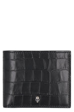 Load image into Gallery viewer, Croco-print leather wallet
