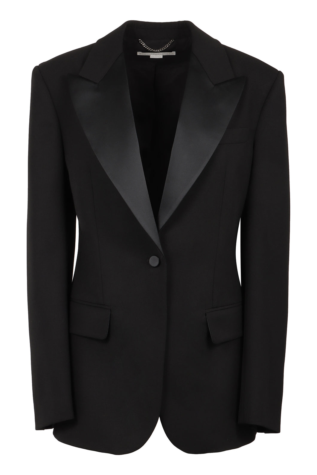 Wool single-breasted blazer