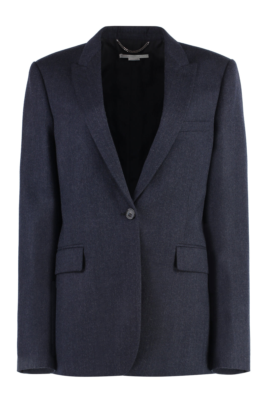 Wool single-breasted blazer