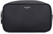 Load image into Gallery viewer, Leather wash bag

