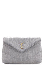 Load image into Gallery viewer, Puffer quilted canvas clutch
