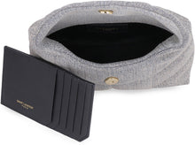 Load image into Gallery viewer, Puffer quilted canvas clutch
