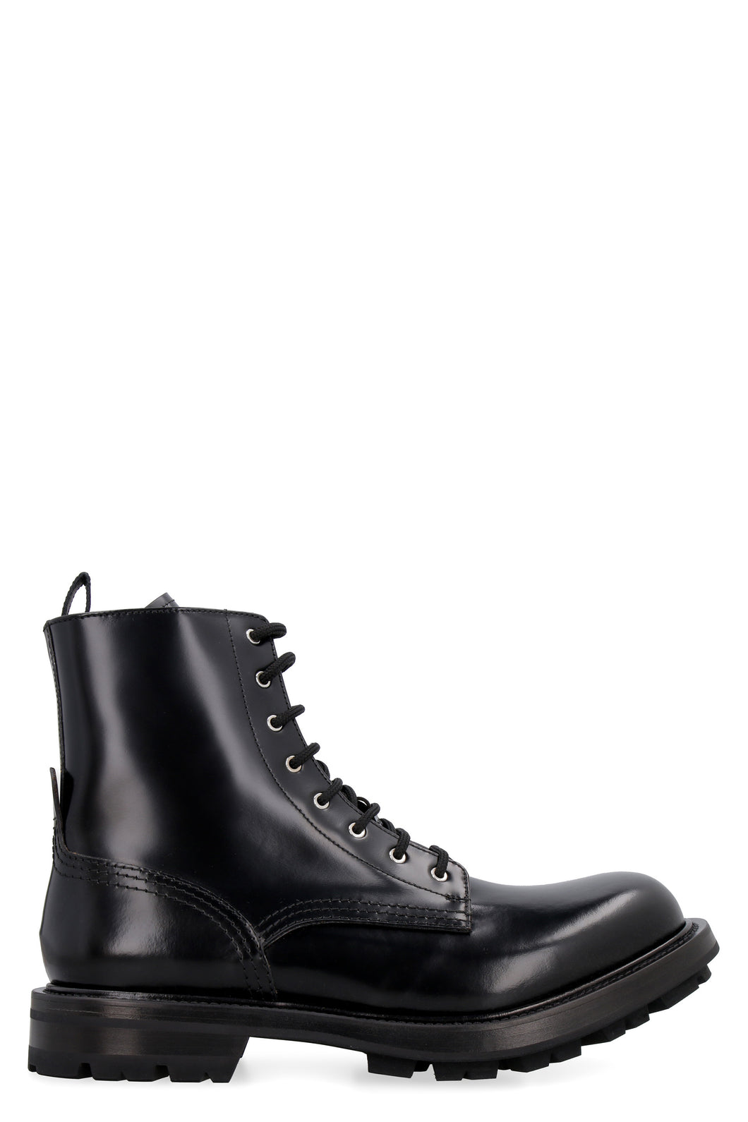 Wander leather combat boots