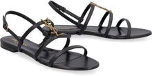 Load image into Gallery viewer, Cassandra leather flat sandals
