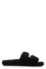 Load image into Gallery viewer, Furry Slide flat sandals
