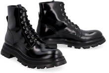 Load image into Gallery viewer, Wander leather combat boots
