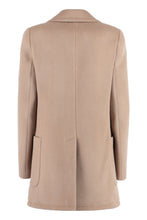 Load image into Gallery viewer, Double-breasted wool coat
