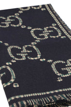 Load image into Gallery viewer, Jacquard wool scarf
